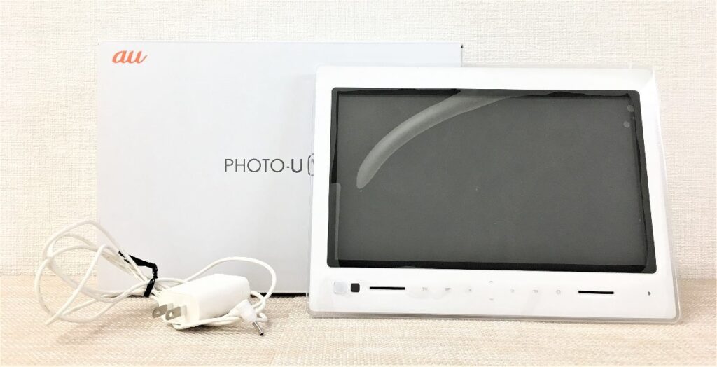 au PHOTO-U TV ZTS11SWA デジタルフォトフレーム＆ポータブルテレビ