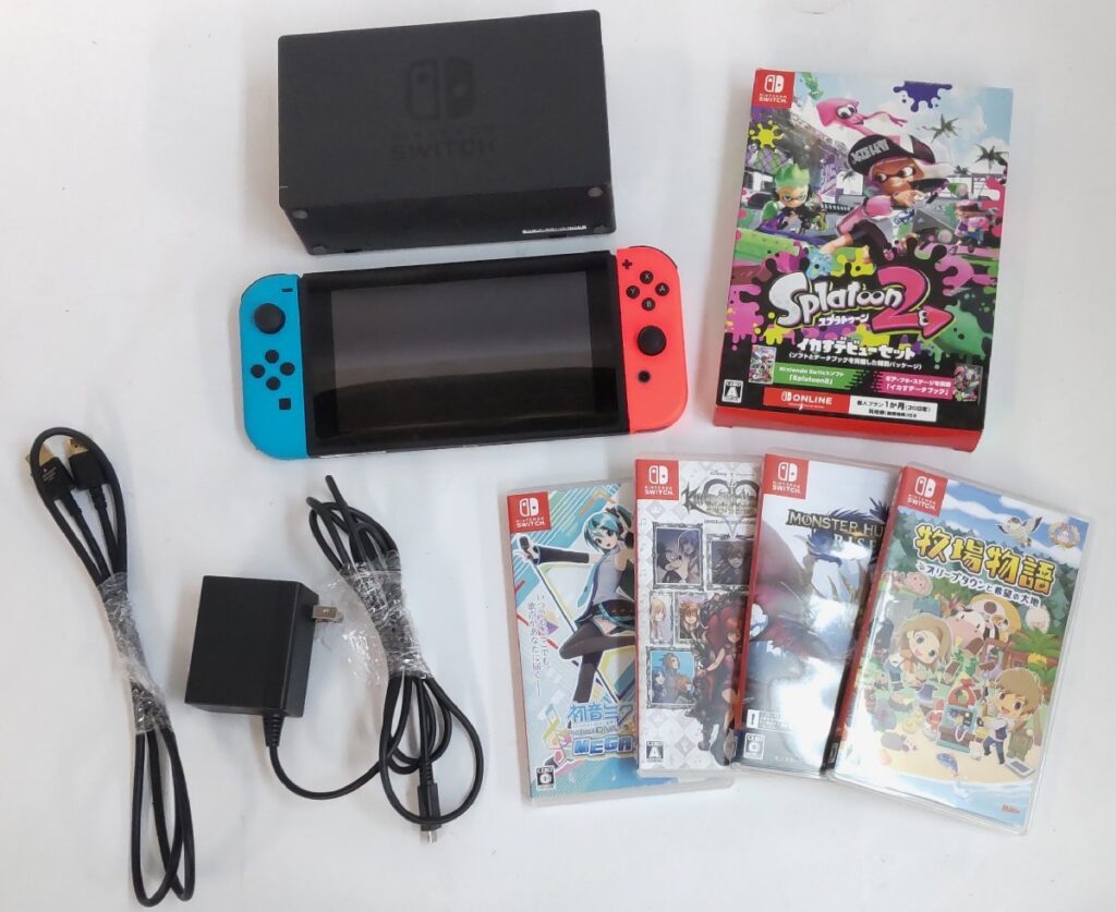初期化済み NINTENDO SWITCH HAC-001 本体＆ソフト スプラトゥーン2