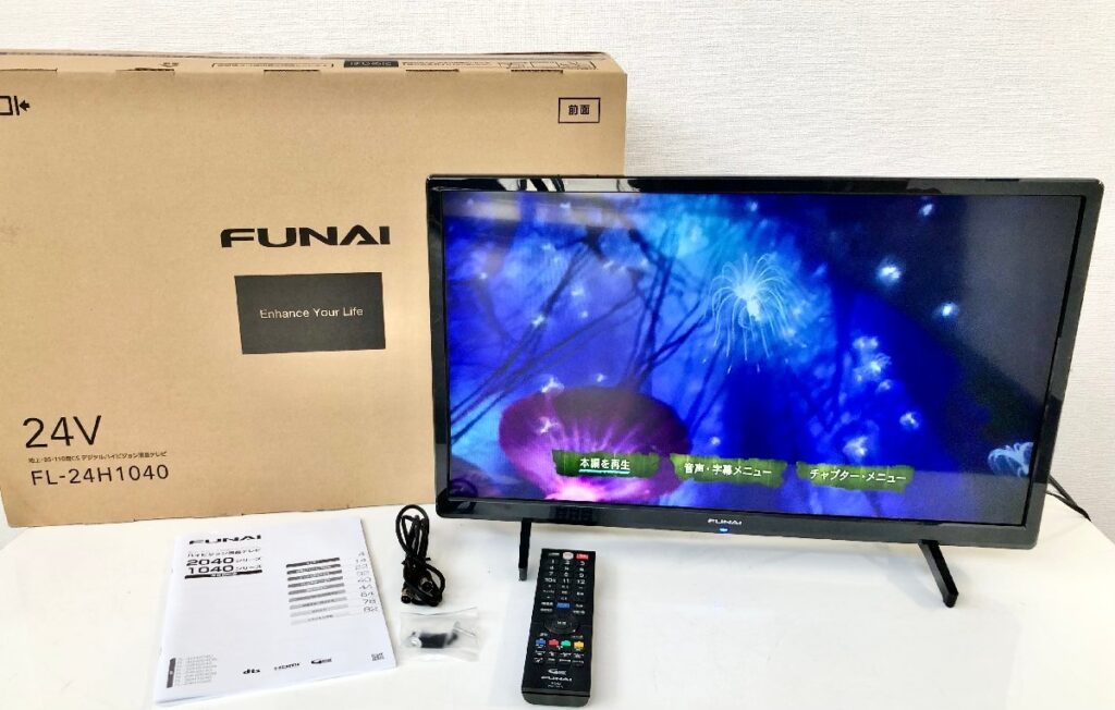 ☆初期化済☆2023年製 24V型液晶テレビ FUNAI FL-24H1040 FUNAI