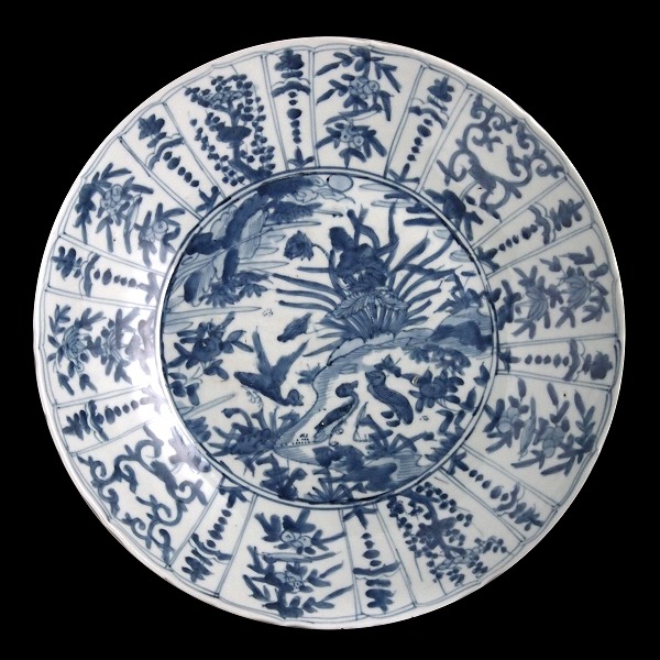 ♢中国陶磁 明時代末 漳州窯 呉須染付 壺 呉州手 置物飾り レア物古