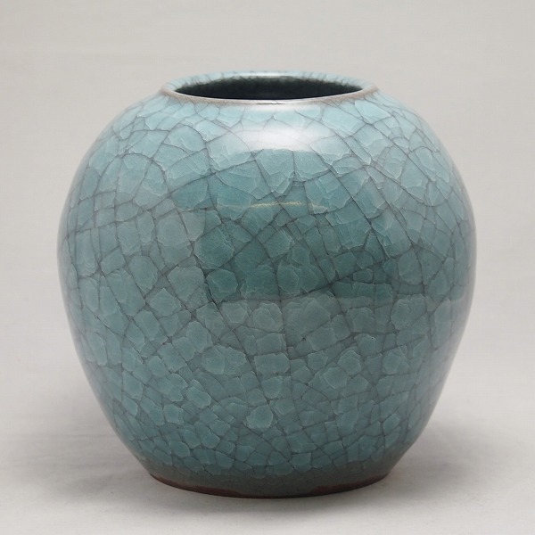 SOLD】清水 卯一 「青瓷壷」 | 京都祇園の古美術、古陶磁、作家もの