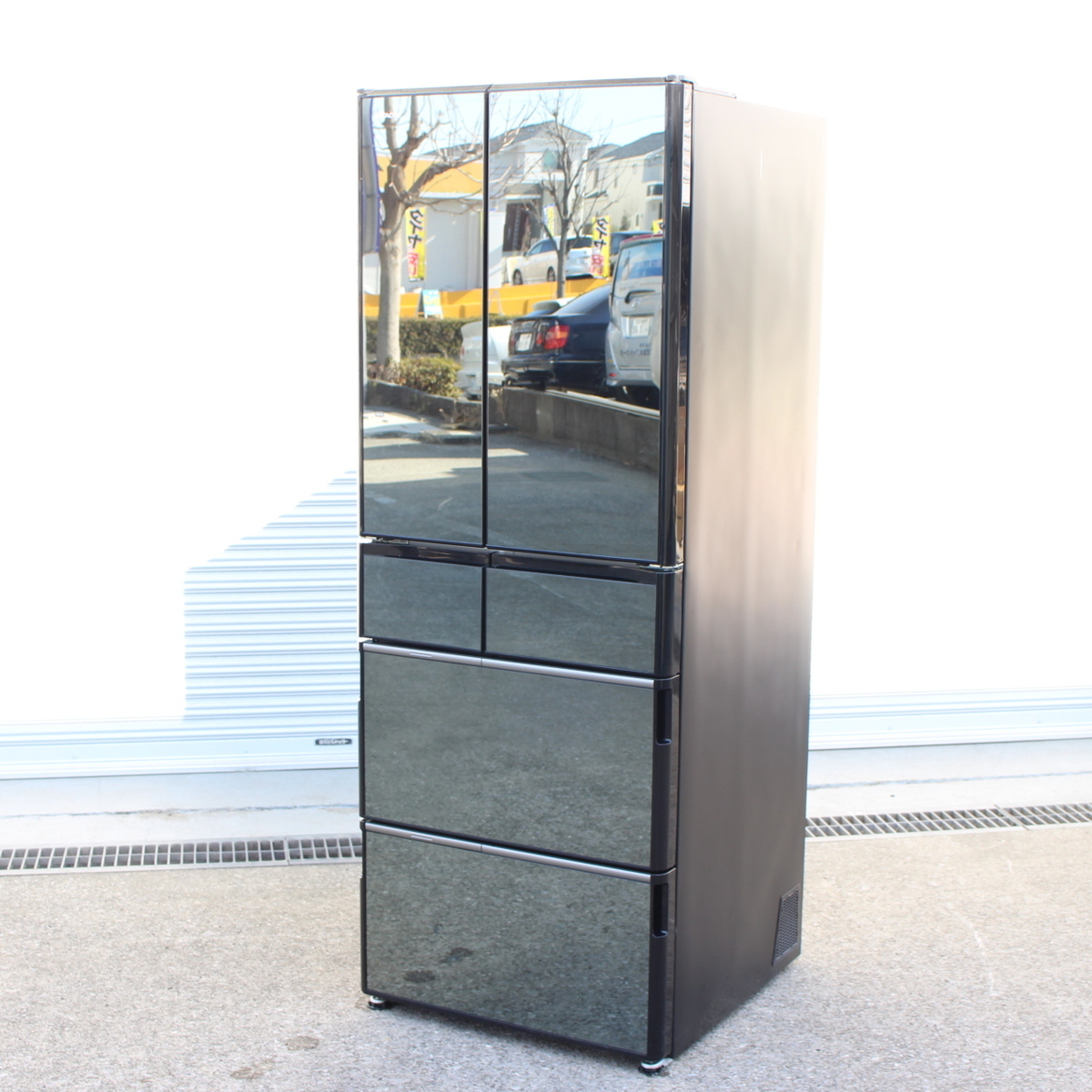 冷凍冷蔵庫 R-WX5600G(X) 6ドア 555L 2017年製 ミラー フレンチドア