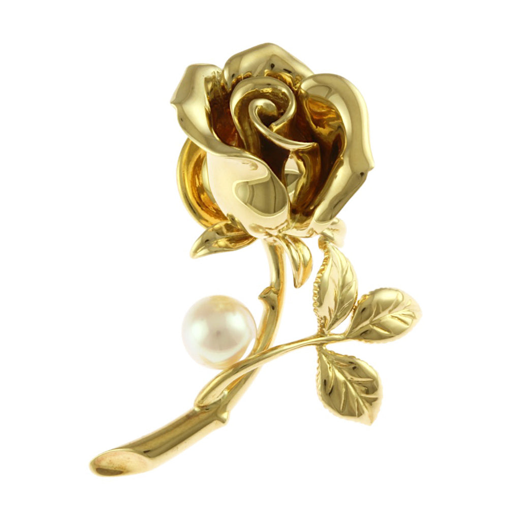 ミキモト ブローチ ミキモト 18金 アコヤパール レディース MIKIMOTO