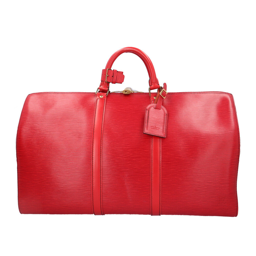 LOUIS VUITTON ルイヴィトン キーポル50 エピ ボストンバッグ