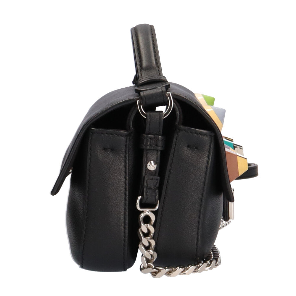 フェンディ FENDI マイクロダブルバケット マルチスタッズ ショルダー