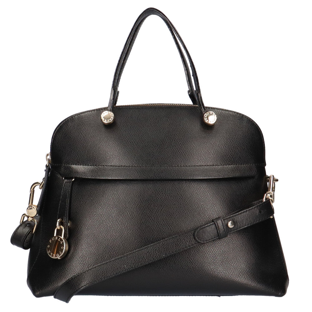 フルラ Furla M パイパー ショルダーバッグ レザー ブラック