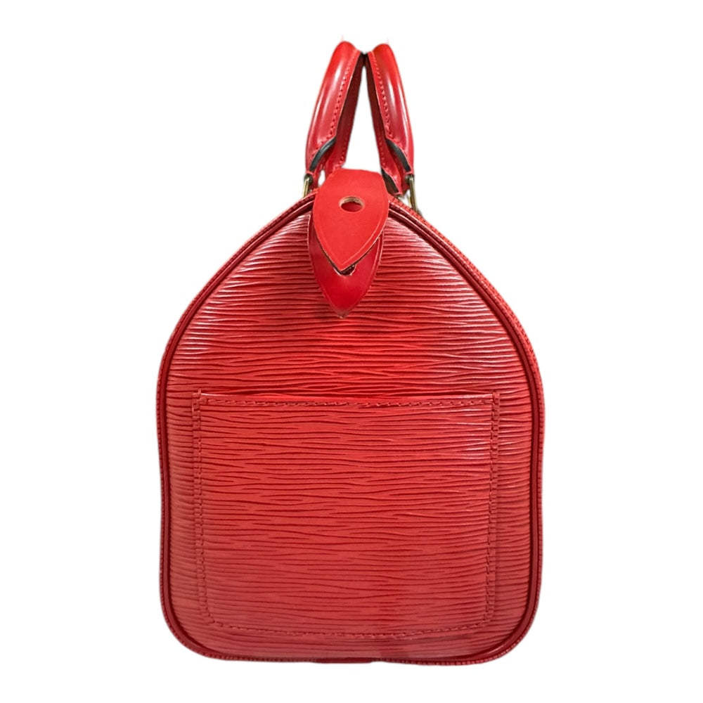 LOUIS VUITTON ルイヴィトン スピーディ25 エピ ハンドバッグ レッド