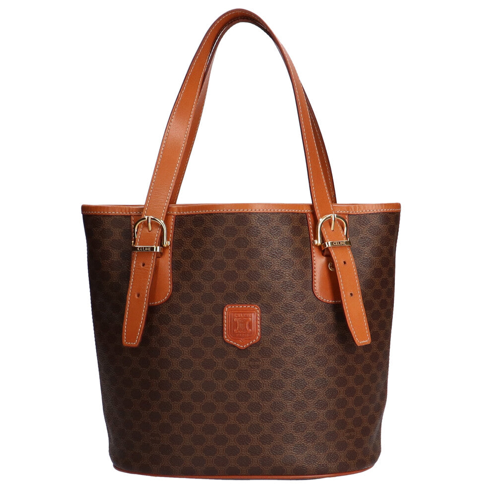 CELINE Macadam Tote Bag PVC Brown Women's Used – 【公式