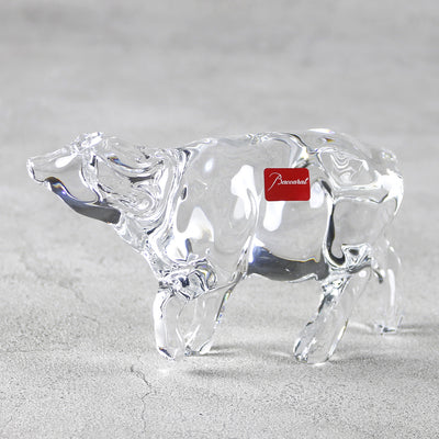 Baccarat クリスタルオサル置物 Baccarat クリスタルガラス 猿の置物