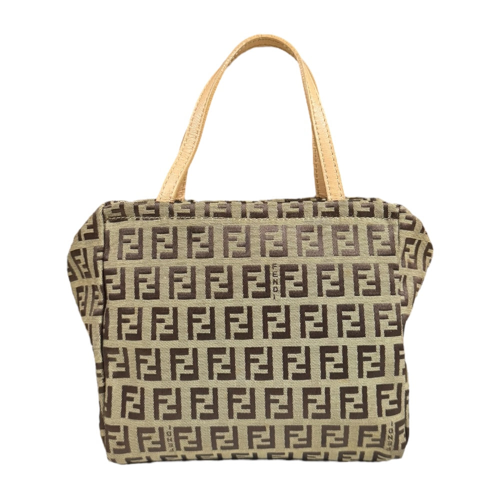 FENDI Fendi Zucchino Handbag Canvas Beige Ladies Used – 【公式