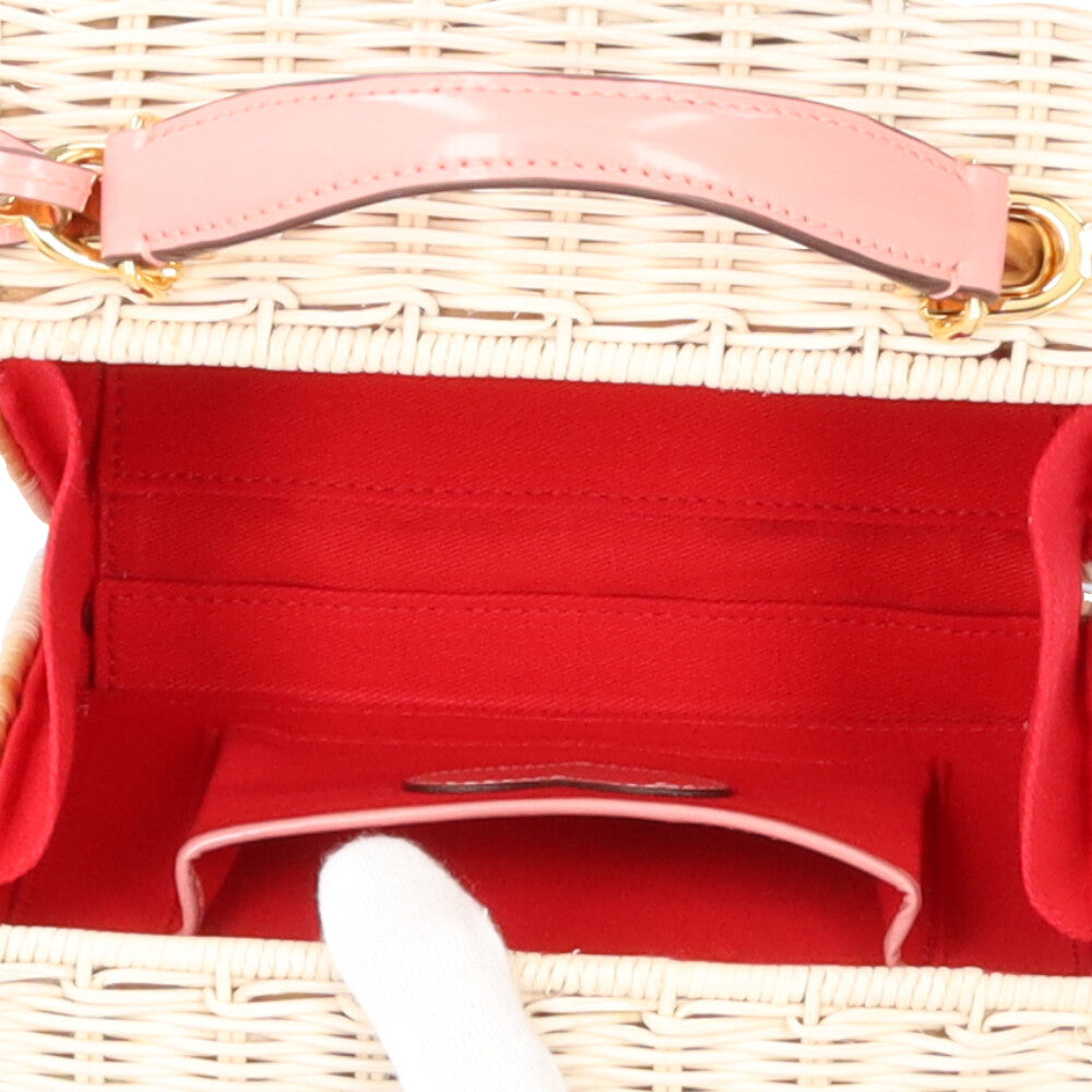 MARK CROSS マーククロス ショルダーバッグ ラタン ベージュ