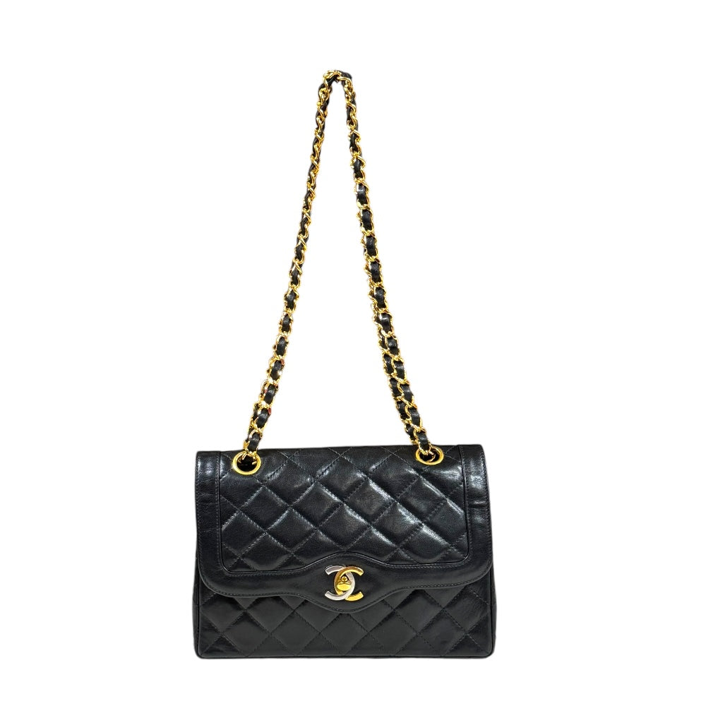 CHANEL シャネル パリ限定 マトラッセ ショルダーバッグ ラムスキン