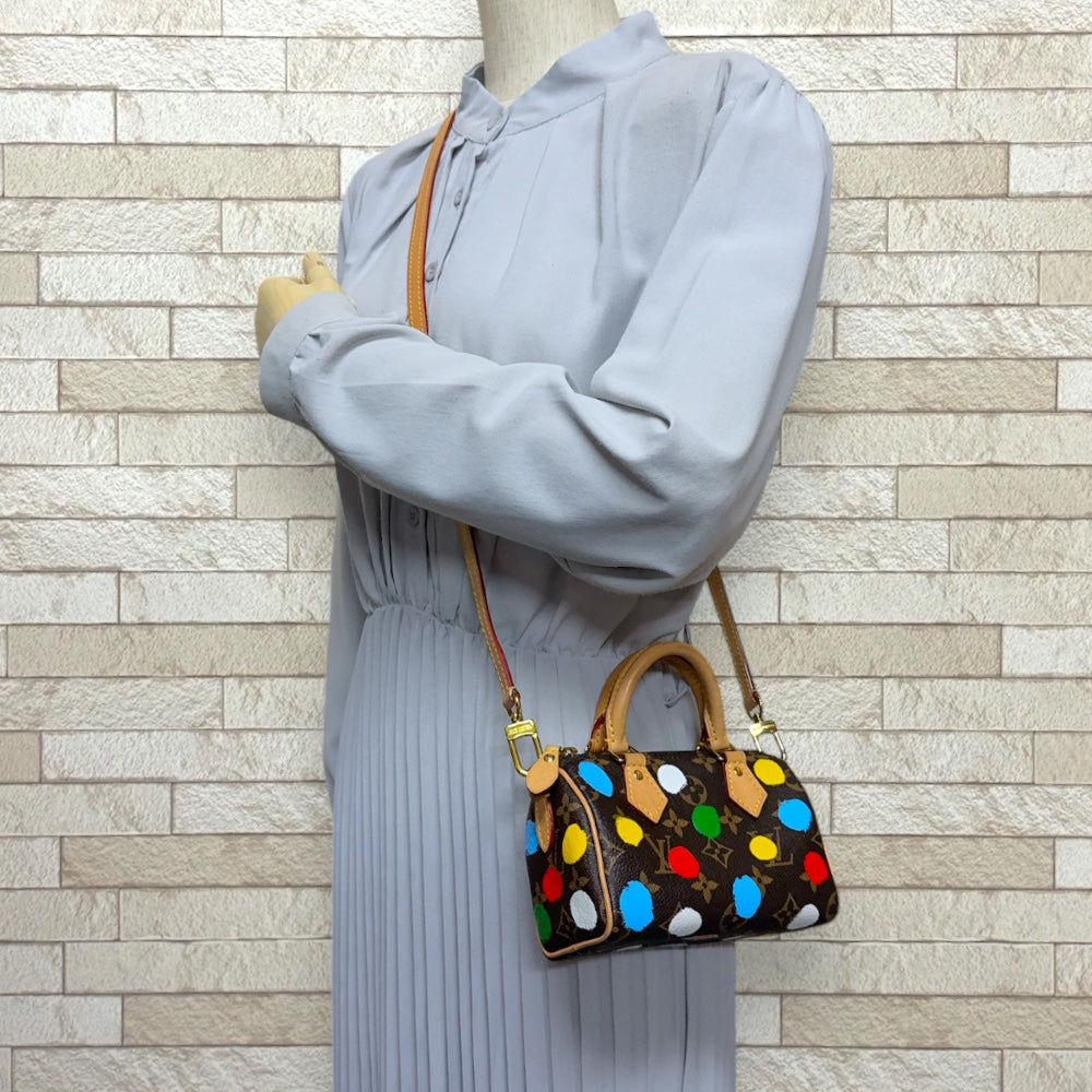 LOUIS VUITTON ルイヴィトン 草間彌生コラボ ナノスピーディ