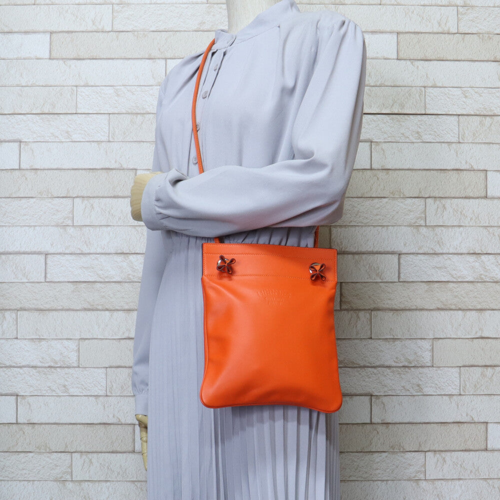 HERMES エルメス アリーヌミニ ショルダーバッグ スイフト オレンジ
