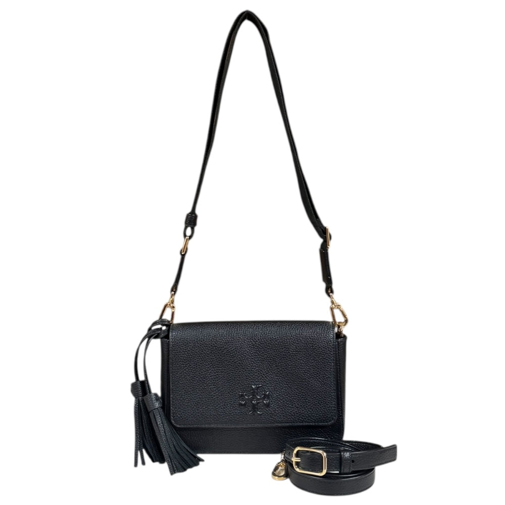 Tory Burch トリーバーチ テア ウェブ フラップ ショルダーバッグ