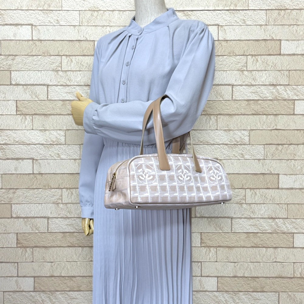 CHANEL シャネル ミニボストンバッグ ニュートラベル ハンドバッグ