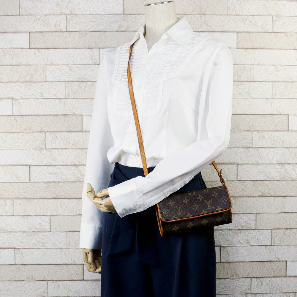 ルイヴィトン LOUIS VUITTON ポシェットツインPM モノグラム