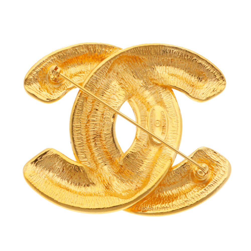 CHANEL シャネル ブローチ ココマーク 大振り ヴィンテージ ゴールド