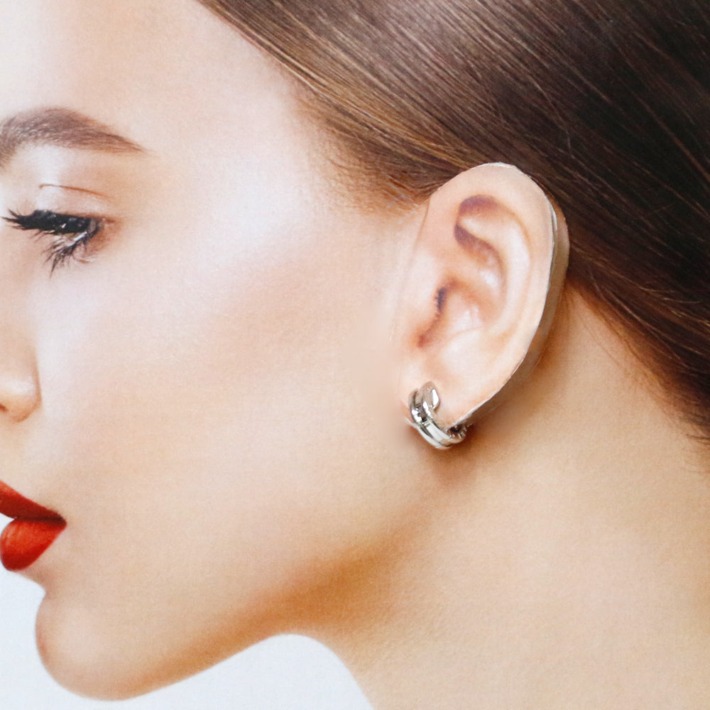 ブルガリ BVLGARI B-zero1 ビーゼロワン ピアス 18金 K18ホワイト