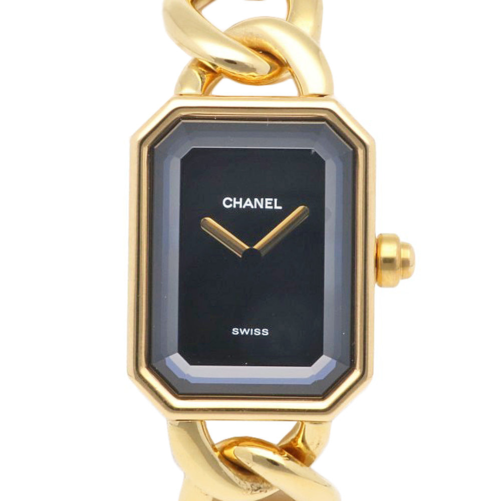 CHANEL シャネル プルミエール M 腕時計 18金 K18イエローゴールド