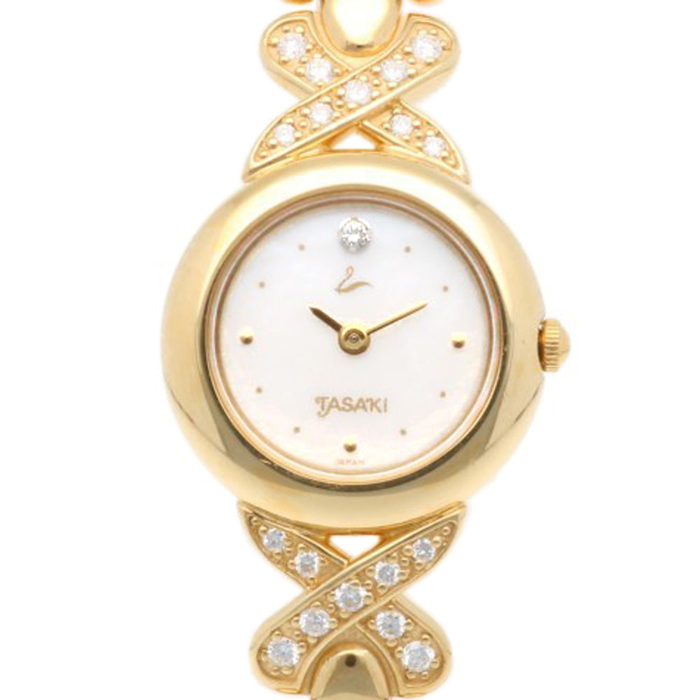 TASAKI タサキ 腕時計 18金 K18イエローゴールド 1E20-2200 クオーツ