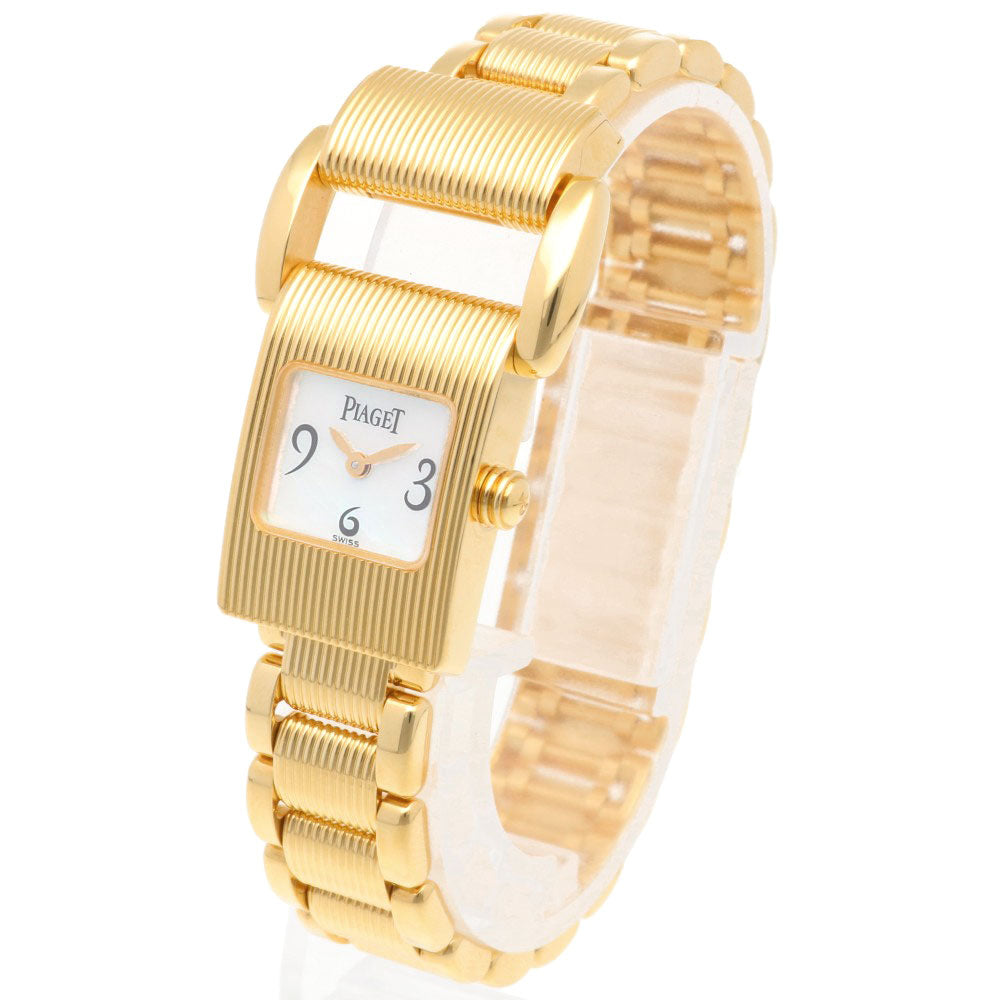 PIAGET ピアジェ ミスプロトコール 腕時計 18金 K18イエローゴールド