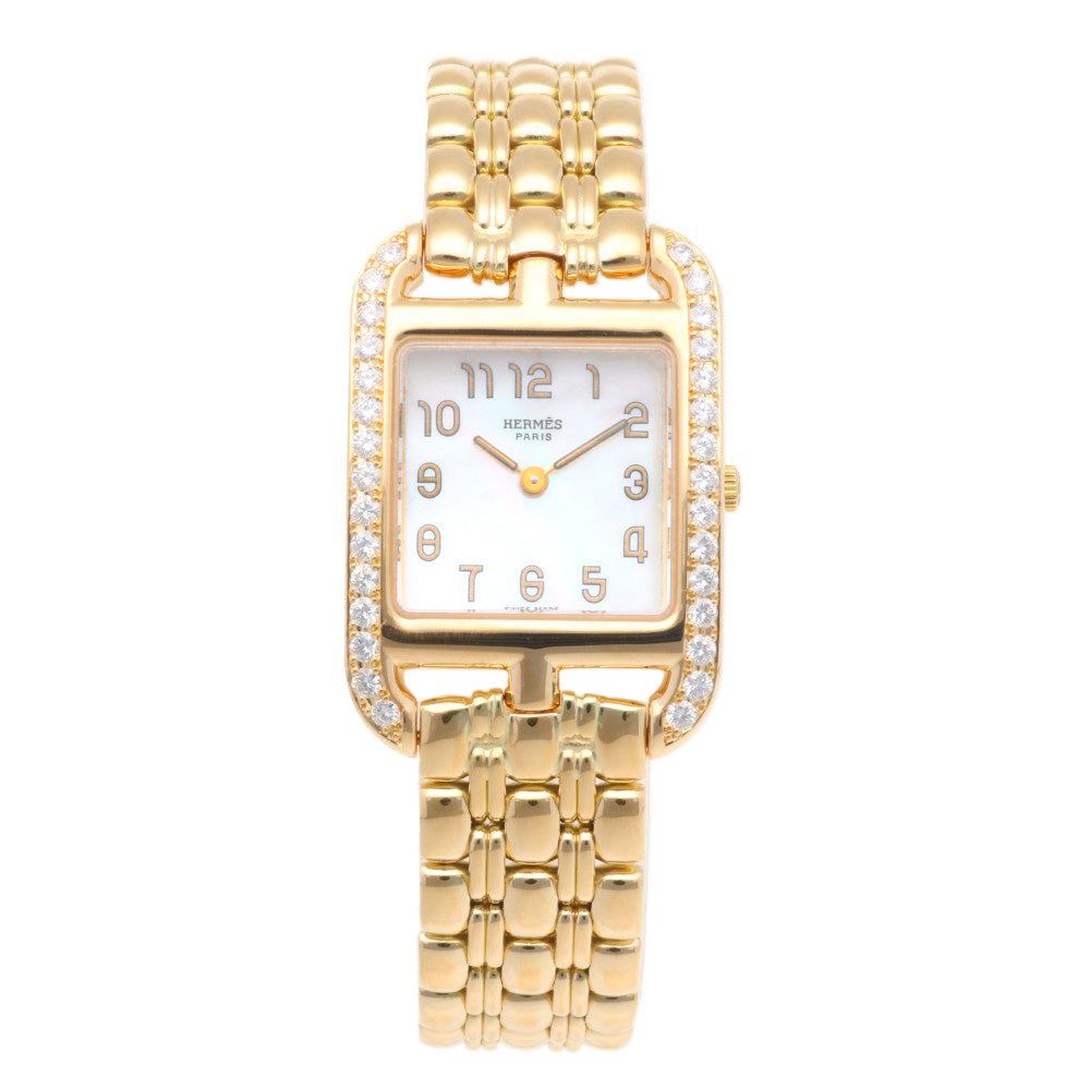 HERMES エルメス ケープコッド 腕時計 18金 K18イエローゴールド CC1
