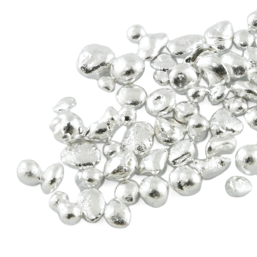 純銀 シルバー SV1000 ささぶき つぶ銀 国産 笹吹き 純銀 ユニセックス