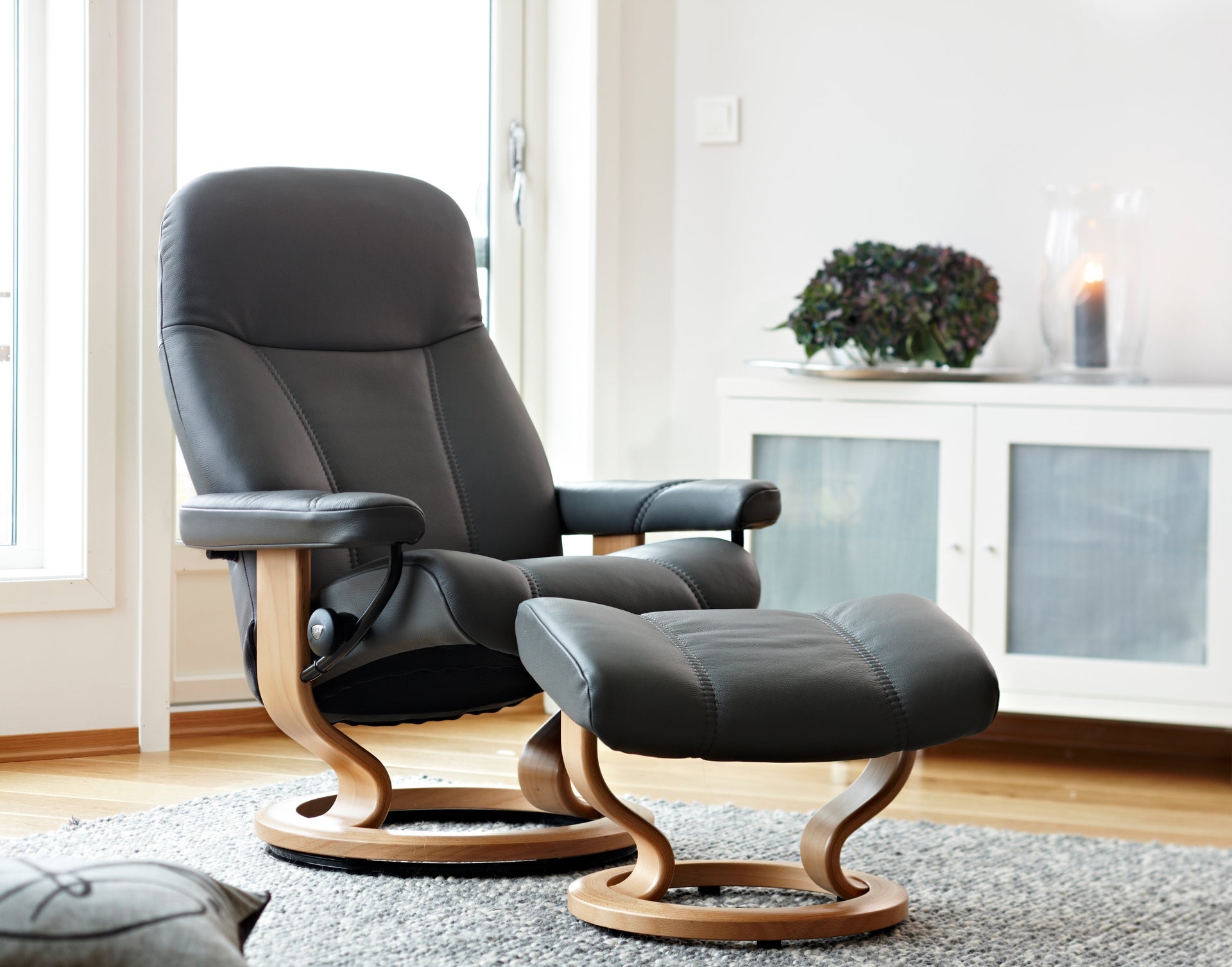 EKORNES』Consul クラシック オットマン付き Stressless Consul