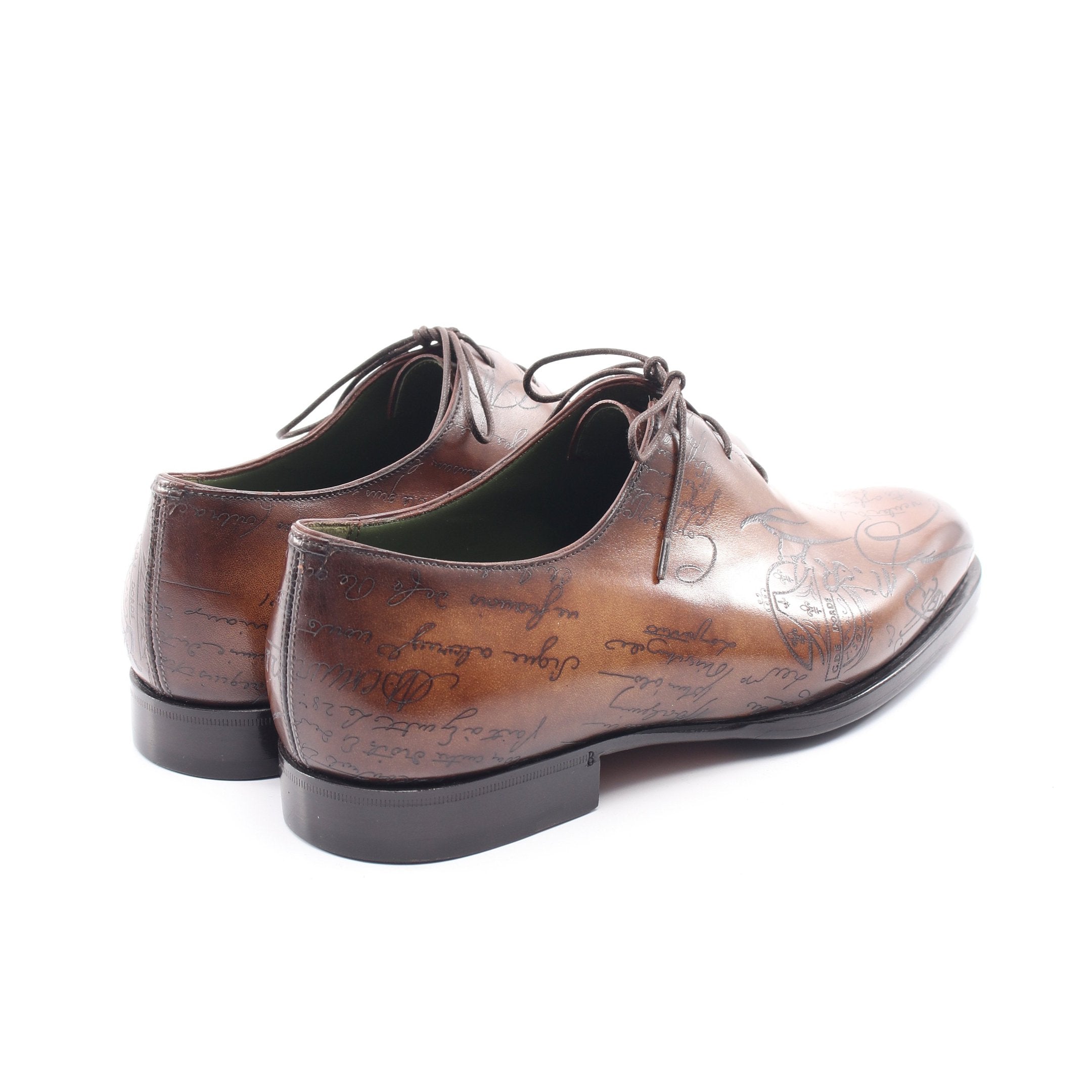 アレッサンドロ スクリット カリグラフィ ドレスシューズ レザー