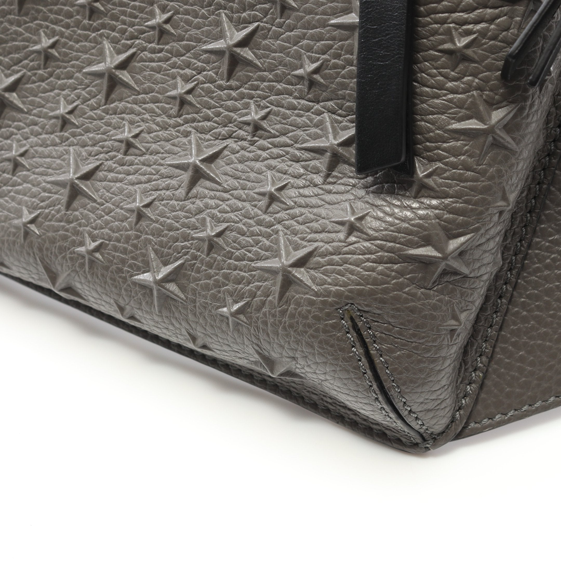 スターエンボス ボディバッグ ウエストバッグ レザー グレー ジミー