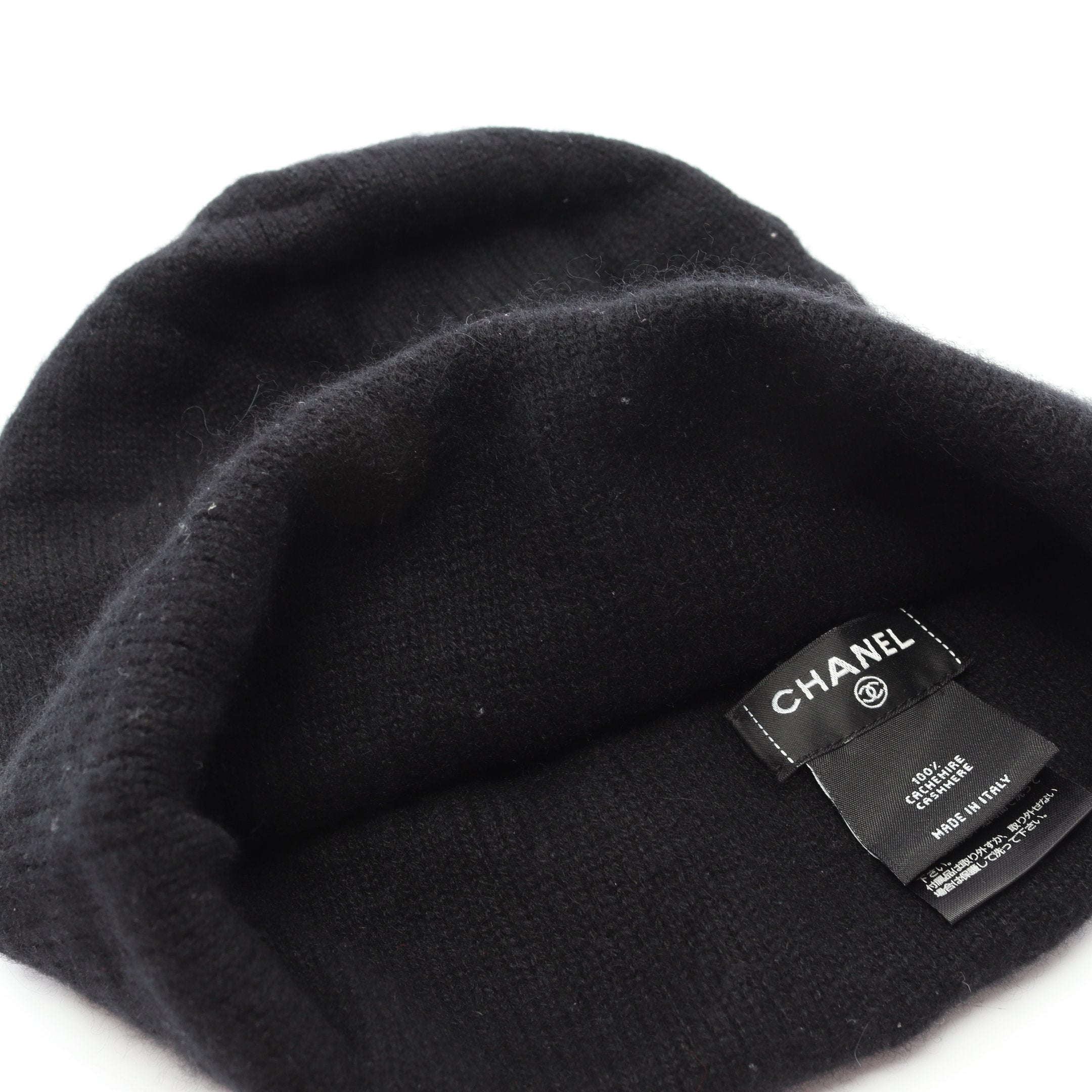 ココマーク ニット帽 ビーニー カシミヤ ブラック シャネル – RECLO