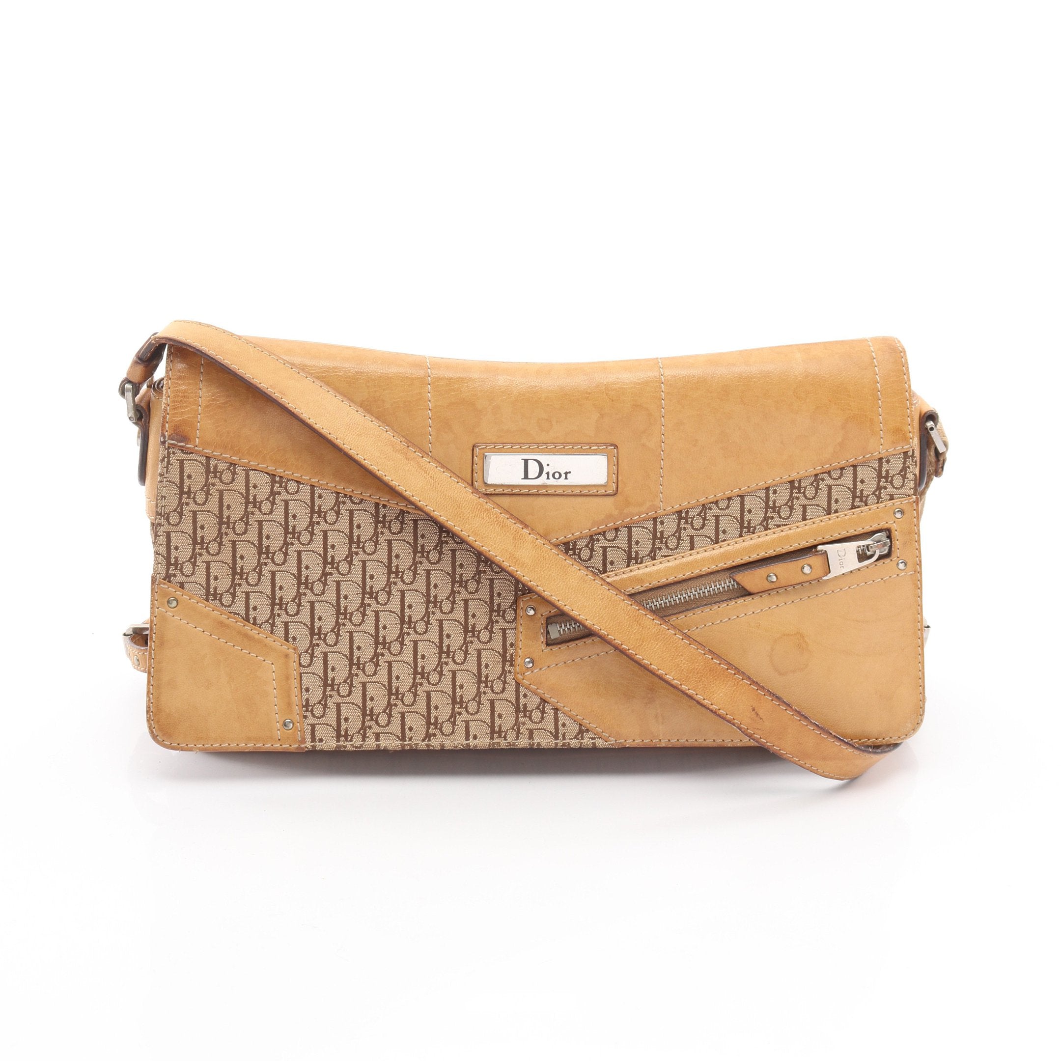 ストリートシック トロッター ワンショルダーバッグ キャンバス レザー