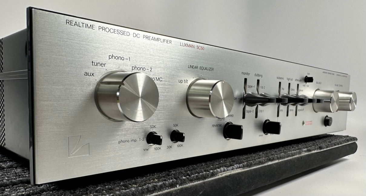 Luxman 5C50 DC Preamplifier Serviced and Re-Capped – Record Mart HiFi