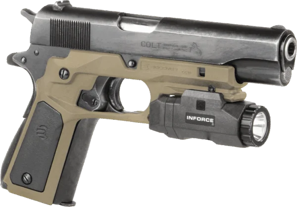 1911 Grips CC3P Grip and Rail Adapter with Grip Panels