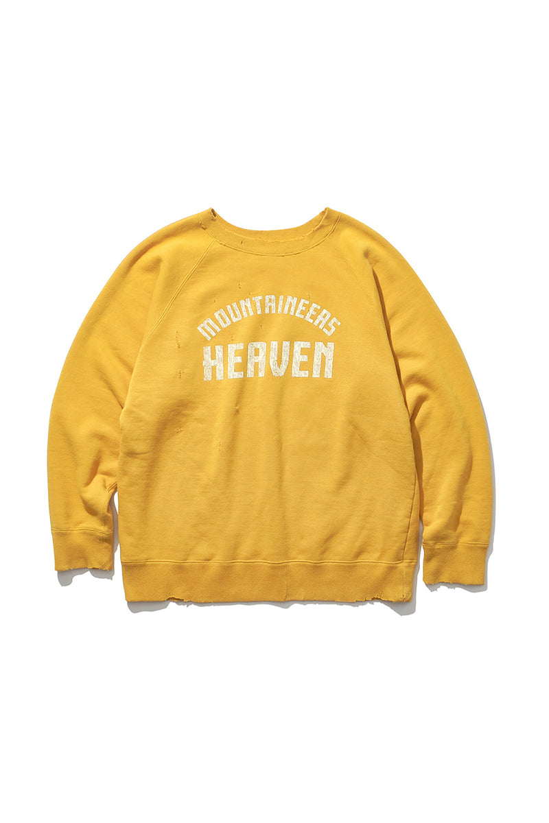 Mountain Research / Damaged Sweat Crew - Yellow – redtriangle