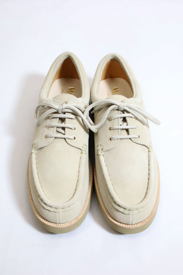 Marbot / MOCCASIN SHOES - BEIGE SUEDE – redtriangle