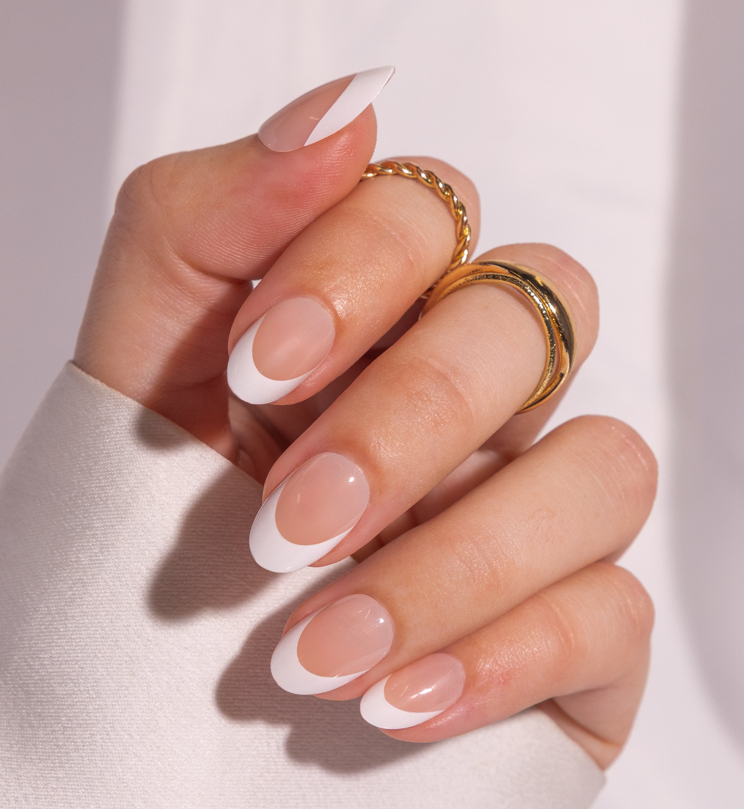 Classic French, Mamie Nails - Press On Nails | Red Aspen