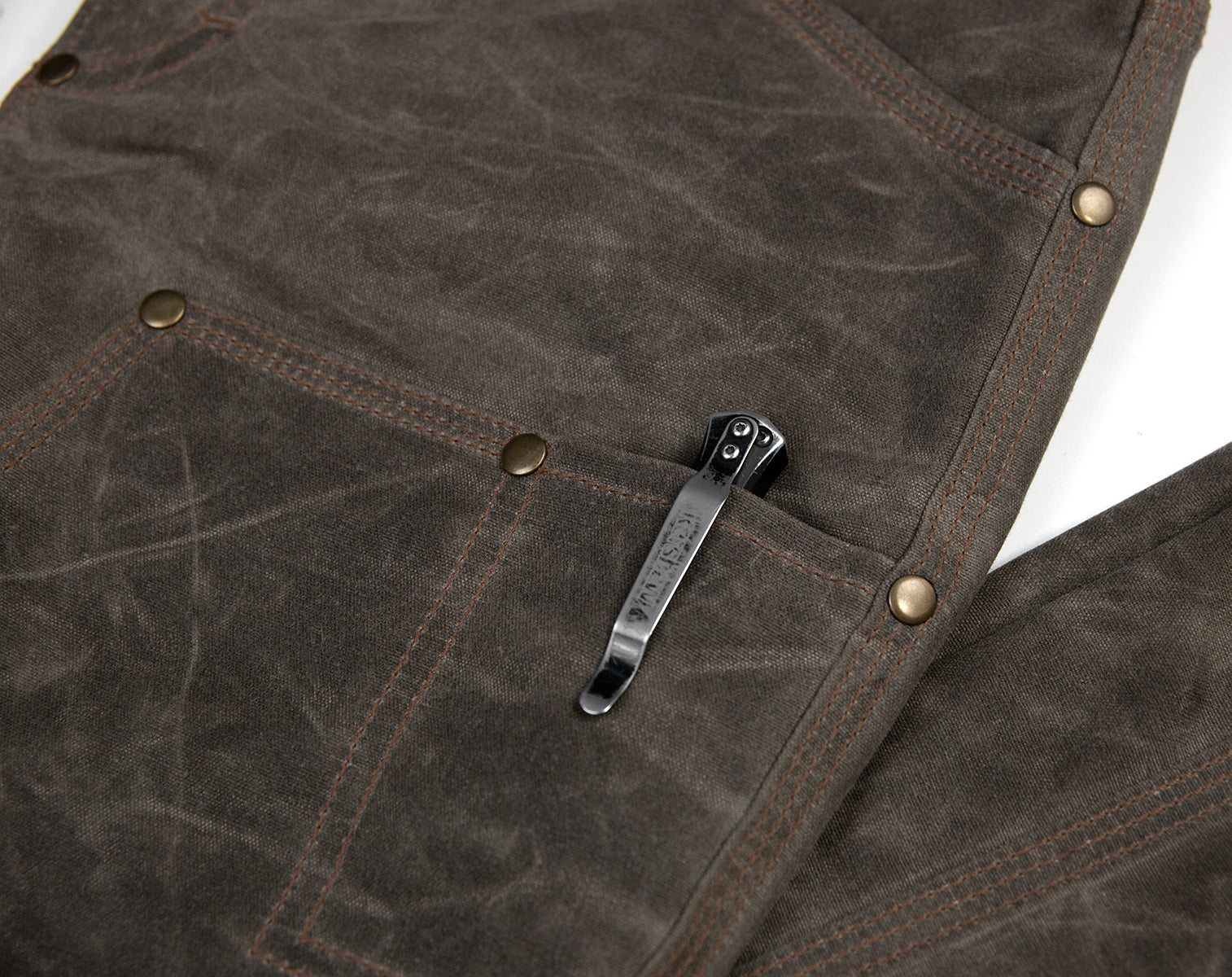 GN.05 Women's Waxed Canvas Fitted Work Pant - Havana - Red Clouds