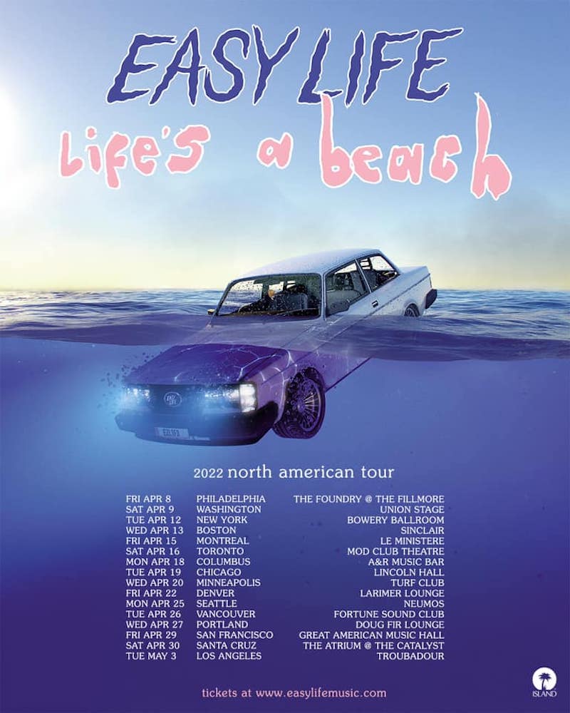 Band in the USA: Easy Life unveil 2022 'Life's A Beach' tour