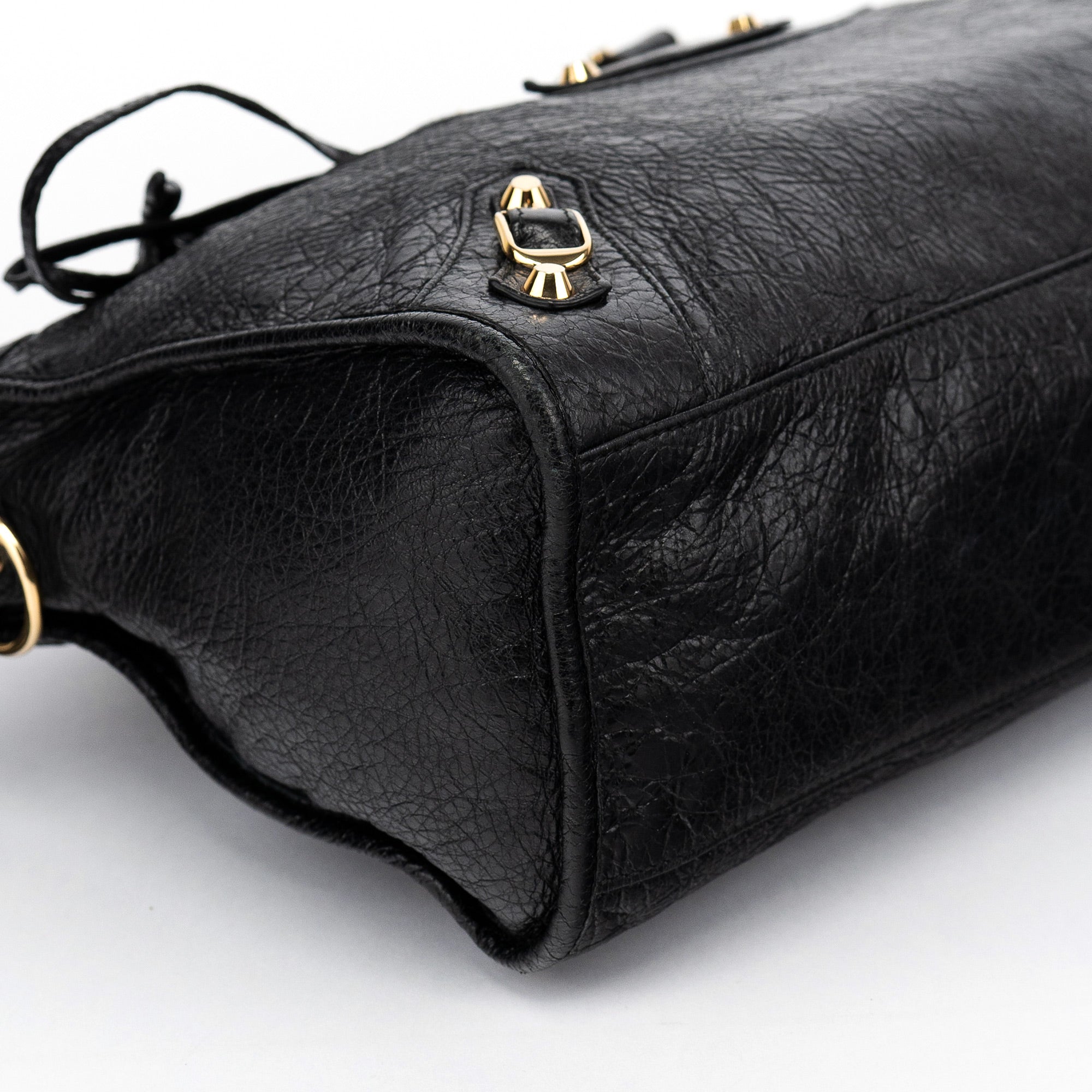 Balenciaga 115748 Black Lambskin City Bag – Rediscover Vintage