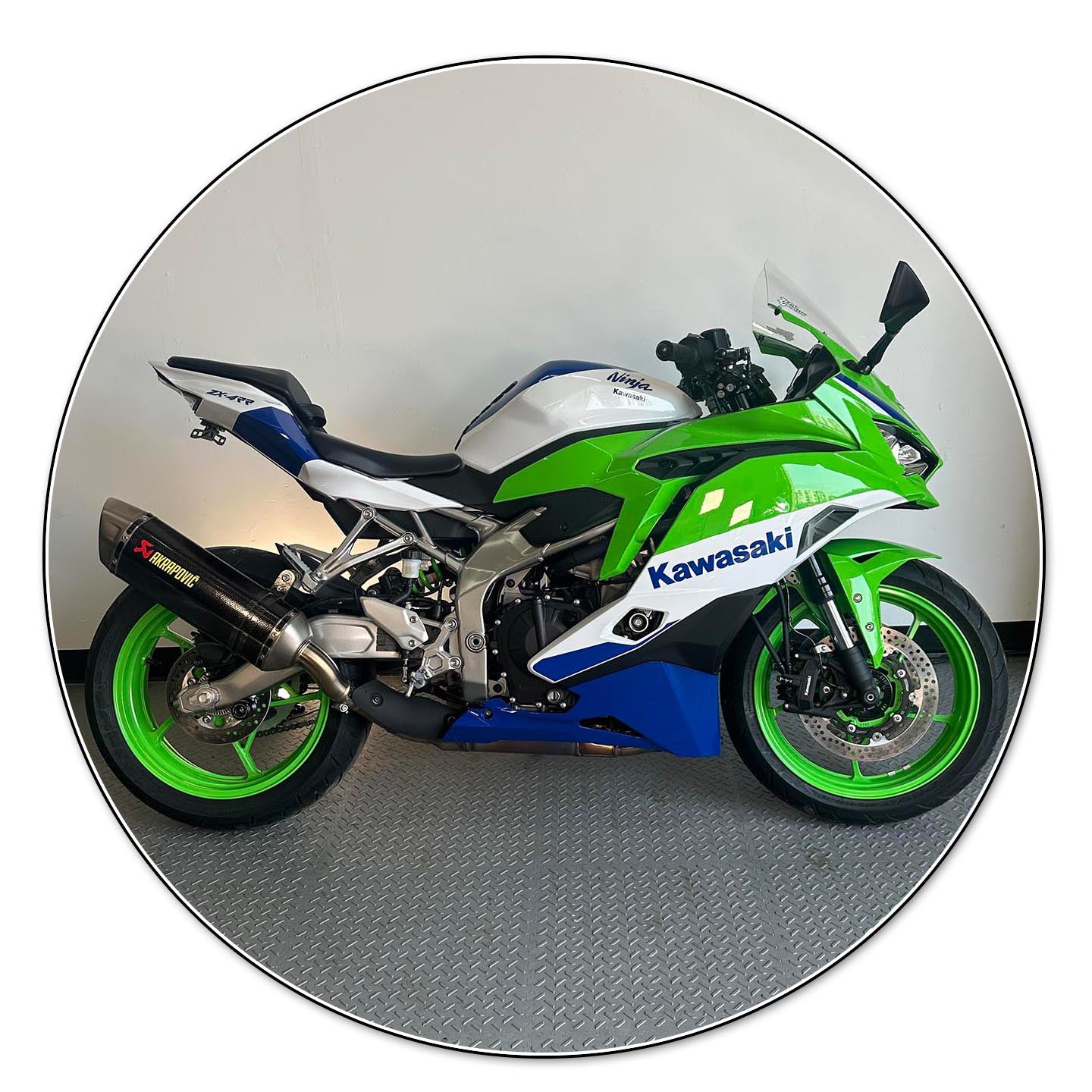 2024 Kawasaki ZX4RR 40th Anniversary w Akrapovic (266 Miles