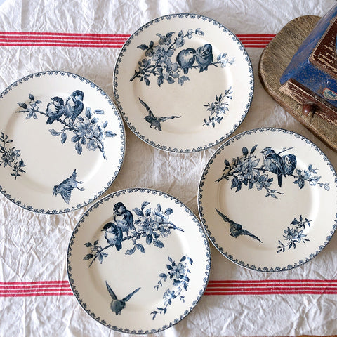 フランスアンティーク サルグミンヌ ファボリ『FAVORI』ブルー