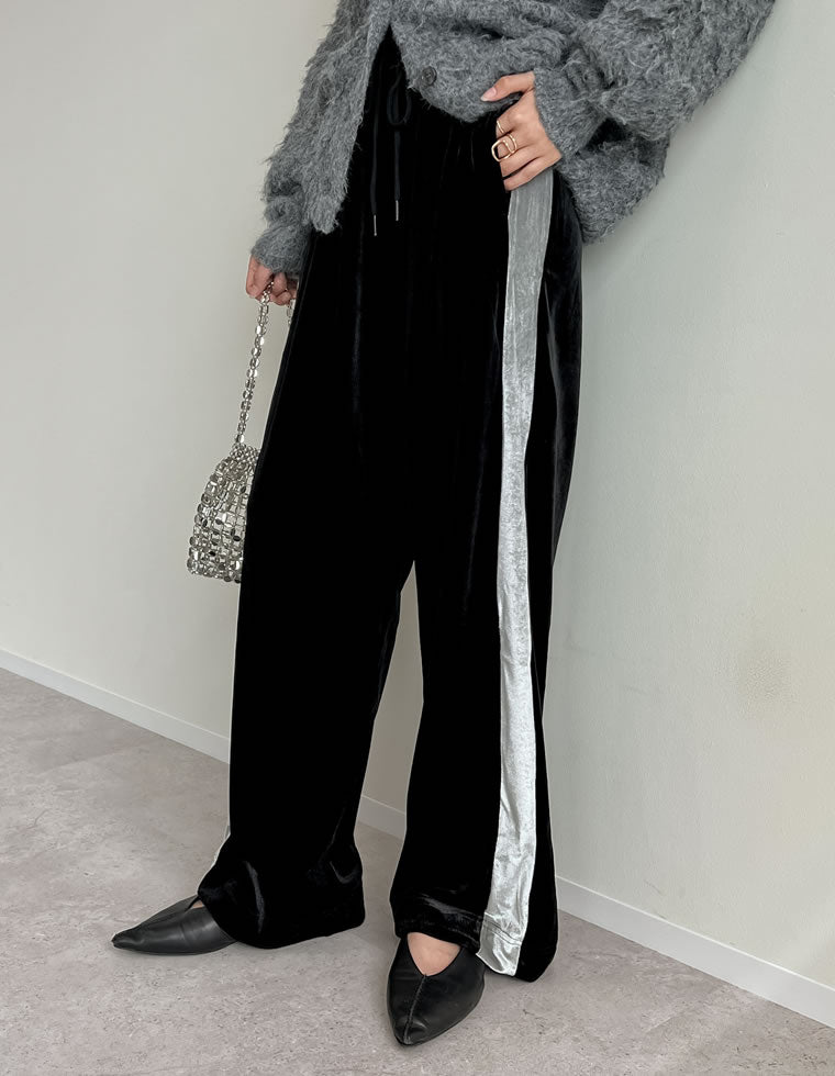 ベロアドロストストレートトラックパンツ - パンツ通販 | 人気