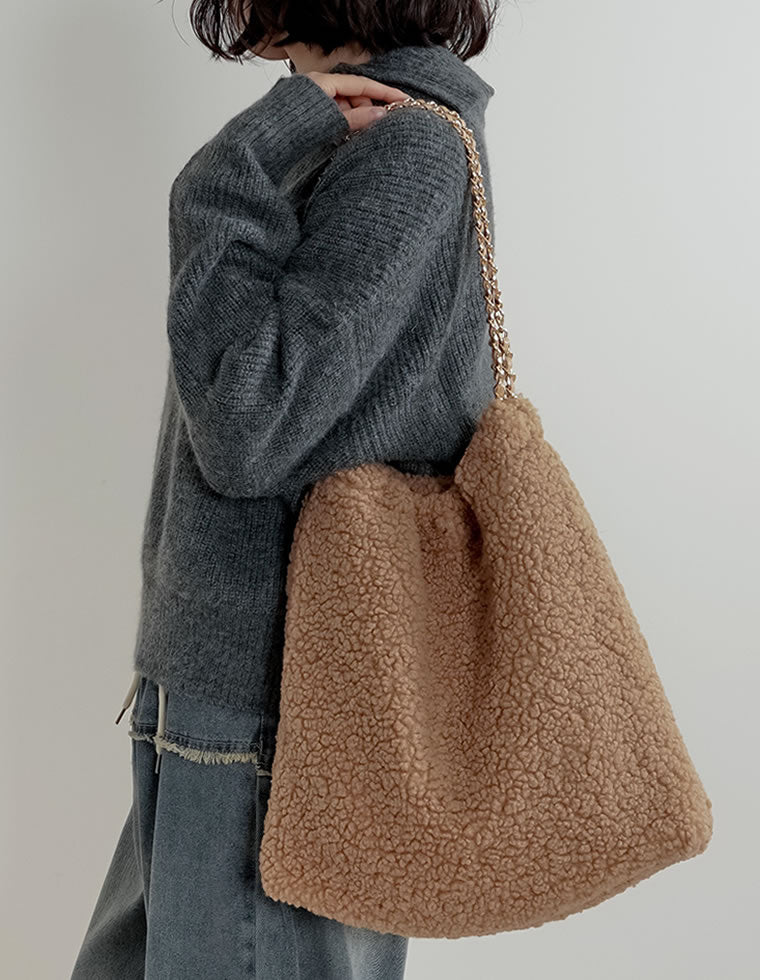 ミニポーチ付テディボアチェーンストラップバッグ - バッグ通販 | 人気