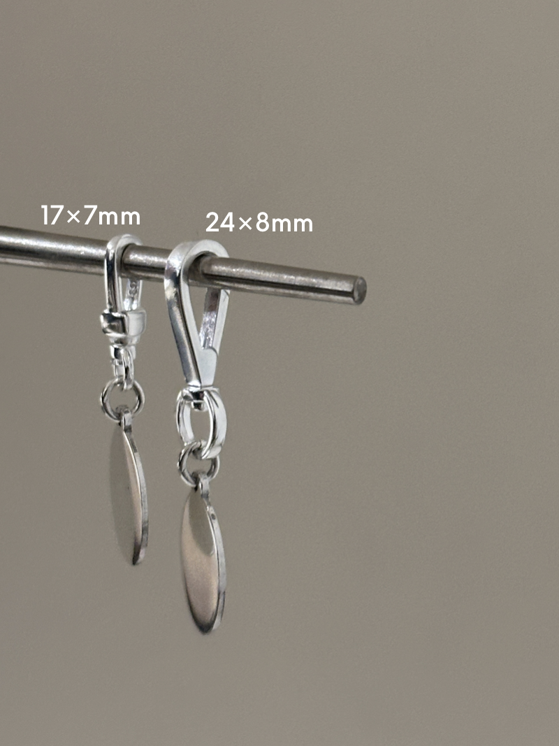 セット割引対象外】24×8mm silver925製 回転カン付き ナスカン – Reeplush