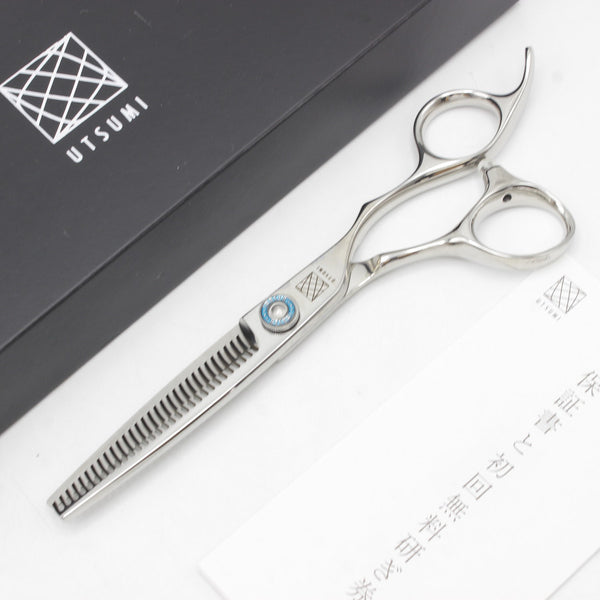 新品】内海シザー U&U SWISH15 セニング 6インチ 3Dハンドル 30目 約15