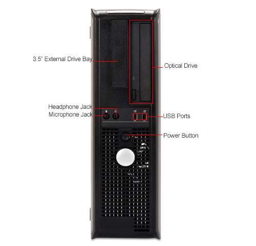 Dell Optiplex 755 SFF Desktop Computer – I5, 4GB RAM, 128GB SSD +