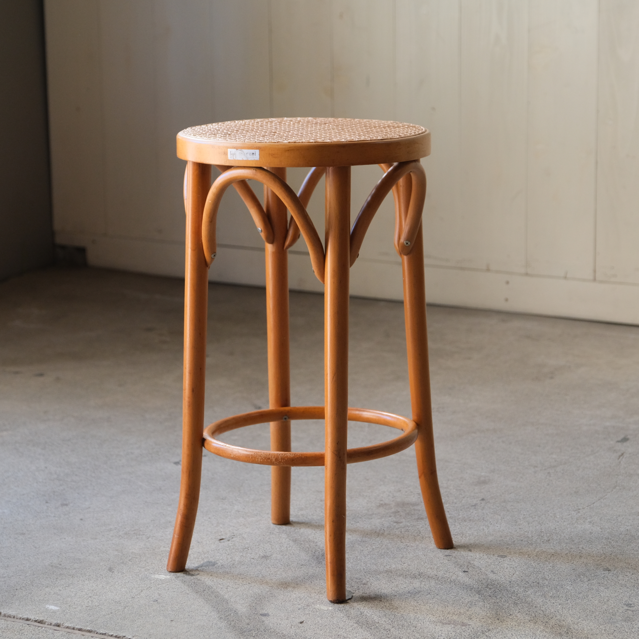 1613 マルニ木工 ラタン ハイスツール ① | REFACTORY antiques