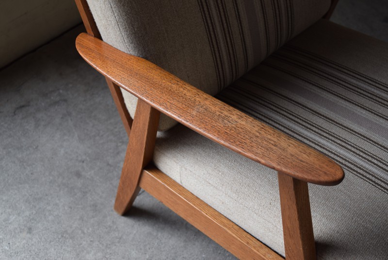 ヴィンテージ デンマーク製 チーク材×オーク材 イージーチェア①